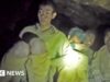Assista: Momento em que as equipes de resgate encontram cinco pessoas presas na caverna do Laos