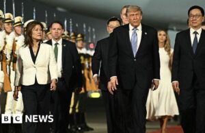 Comércio, Irã e Taiwan na agenda enquanto Trump chega à China para negociações de alto risco com Xi