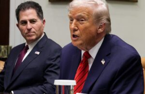 Michael Dell cortejou Trump cedo. Sua empresa colheu frutos