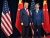De Singapura a Bruxelas, líderes mundiais observam de longe a cimeira Trump-Xi