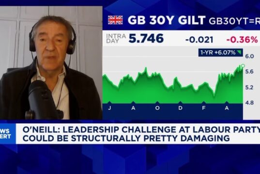 Jim O’Neill: 4 lições que o Reino Unido deve aprender com os mercados de títulos após a liquidação das gilts