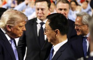 Trump chega a Pequim com CEOs antes de reuniões com Xi
