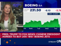 China encomendará 200 jatos Boeing, diz Trump à Fox Information