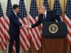 Assista: Trump empossando Kevin Warsh como presidente do Fed enquanto busca cortes nas taxas de juros