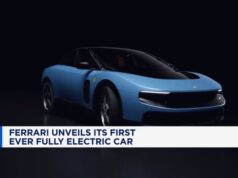Ações da Ferrari caem 6% após montadora de luxo lançar primeiro veículo totalmente elétrico