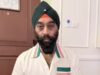 O restaurateur sikh do Reino Unido, Harman Singh, pede a proibição do kirpan e diz que ele está sendo usado contra civis desarmados
