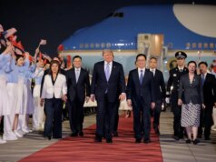 Trump chega a Pequim para se encontrar com Xi Jinping