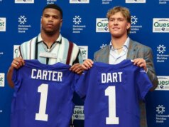 Abdul Carter, dos Giants: ‘Sem problemas’ com Jaxson Dart sobre a introdução do presidente Trump