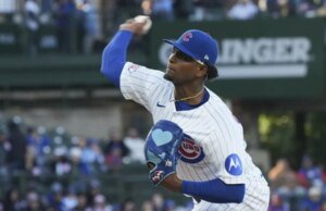 Cubs colocam RHP Edward Cabrera em IL de 15 dias com bolha no dedo