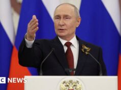 Putin diz acreditar que conflito na Ucrânia está “chegando ao fim”