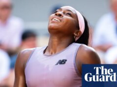 Campeã Coco Gauff fora do Aberto da França, mas Cerúndolo segue em frente