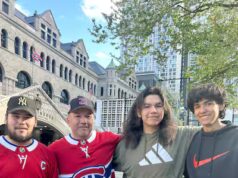 Famílias prontas para ver o CH no Centre Bell