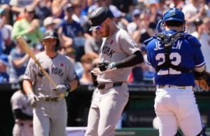O último single de duas corridas de Volpe leva os Yankees à vitória sobre o Royals