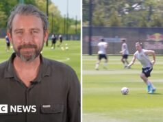 Assista: Campos, PlayStations e sorvete de proteína – Uma olhada no acampamento-base da Copa do Mundo do Brasil