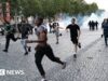 Centenas de presos e dezenas de policiais feridos após tumultos na Liga dos Campeões na França