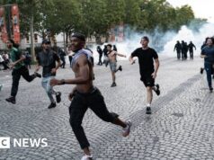 Centenas de presos e dezenas de policiais feridos após tumultos na Liga dos Campeões na França
