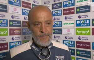 Nuno em conversações com hierarquia do West Ham com futuro em dúvida