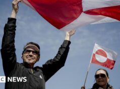 ‘Não significa não’: Groenlandeses protestam contra Trump em frente ao novo consulado dos EUA