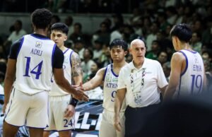 Thirdy Ravena vê o retorno à glória do UAAP para Ateneo na temporada 89