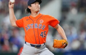 Três arremessadores do Houston Astros lançam no-hitter combinado na vitória por shutout sobre o Texas Rangers