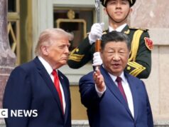 Em imagens: Trump foi recebido por Xi Jinping em Pequim numa cimeira de dois dias