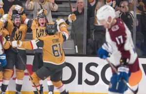 Makar não consegue desencadear o Avalanche na derrota no jogo 3 para os Golden Knights