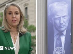 Como Trump está transformando Washington – adicionando seu rosto em todos os lugares