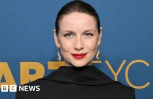 Website dos EUA pede desculpas à estrela de Outlander por citação incorreta de ‘axila’ de Shotts