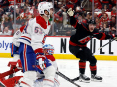 Canadiens ficam aquém na derrota empatada em série para o Hurricanes