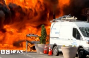 Assista: ‘Todos recuem!’ Momento em que carro explode em Nova York