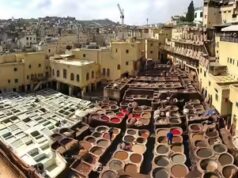 Curtume Chouara em Fez: o native de fabricação de couro mais antigo e fedorento do Marrocos