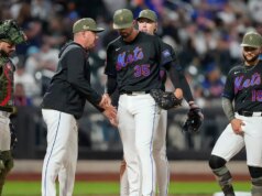O arremessador do Mets, Clay Holmes, quebra a perna após ser atingido por um line drive de 111 mph: ‘Um grande golpe’