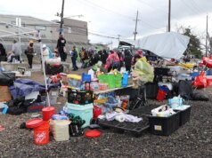 Agitadores fora de Delaney Corridor montaram uma operação logística organizada antes do início dos protestos em Newark
