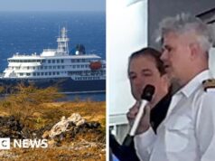 Assista: Passageiros disseram ao navio atingido por vírus ‘não infeccioso’ após a primeira morte
