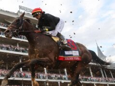 O vencedor do Kentucky Derby pulando Preakness Stakes e não fará a Triple Crown correr