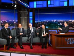 Anfitriões Colbert "O último present" uma última vez esta noite quando a franquia termina