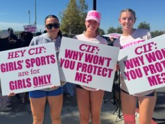 Fonte do escritório de Newsom responde ao protesto planejado contra atletas trans no torneio estadual de atletismo feminino