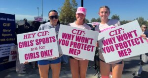 Fonte do escritório de Newsom responde ao protesto planejado contra atletas trans no torneio estadual de atletismo feminino