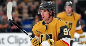A estrela do Vegas Golden Knights, Mitch Marner, está fazendo a coisa mais engraçada de todos os tempos com a explosão da pós-temporada