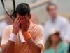 Djokovic derrotado por Fonseca na terceira rodada do Aberto da França