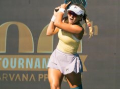 A estrela do pickleball Anna Leigh Waters