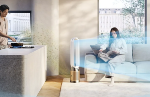 O novo ventilador inteligente Discover + Comply with da Dyson é como um mordomo de resfriamento pessoal para o calor do verão