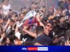 PSG comemora conquista do título da Liga dos Campeões em Paris