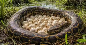 Cobras por toda parte: 120 ovos de píton birmanesa descobertos em Everglades, na Flórida
