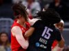 Uma captura de tela faz os fãs da WNBA perguntarem: algum jogador endossou uma ameaça a Caitlin Clark?