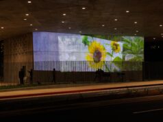 ‘O futuro da arte’: uma primeira olhada na videoinstalação que iluminará a ponte Wilshire do LACMA