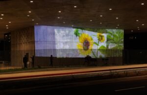 ‘O futuro da arte’: uma primeira olhada na videoinstalação que iluminará a ponte Wilshire do LACMA