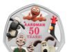 Nova moeda Wallace e Gromit 50p lançada para marcar os 50 anos da Aardman Animations