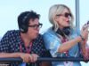 Holly Willoughby faz uma exibição animada ao se juntar a seu amigo Michael McIntyre no Grande Prêmio de Mônaco