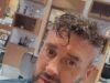 O marido de Katie Worth, Lee Andrews, revela seu novo cabelo – que ‘cresceu’ em seis dias após usar o filtro de IA – enquanto ele posta na barbearia em Dubai